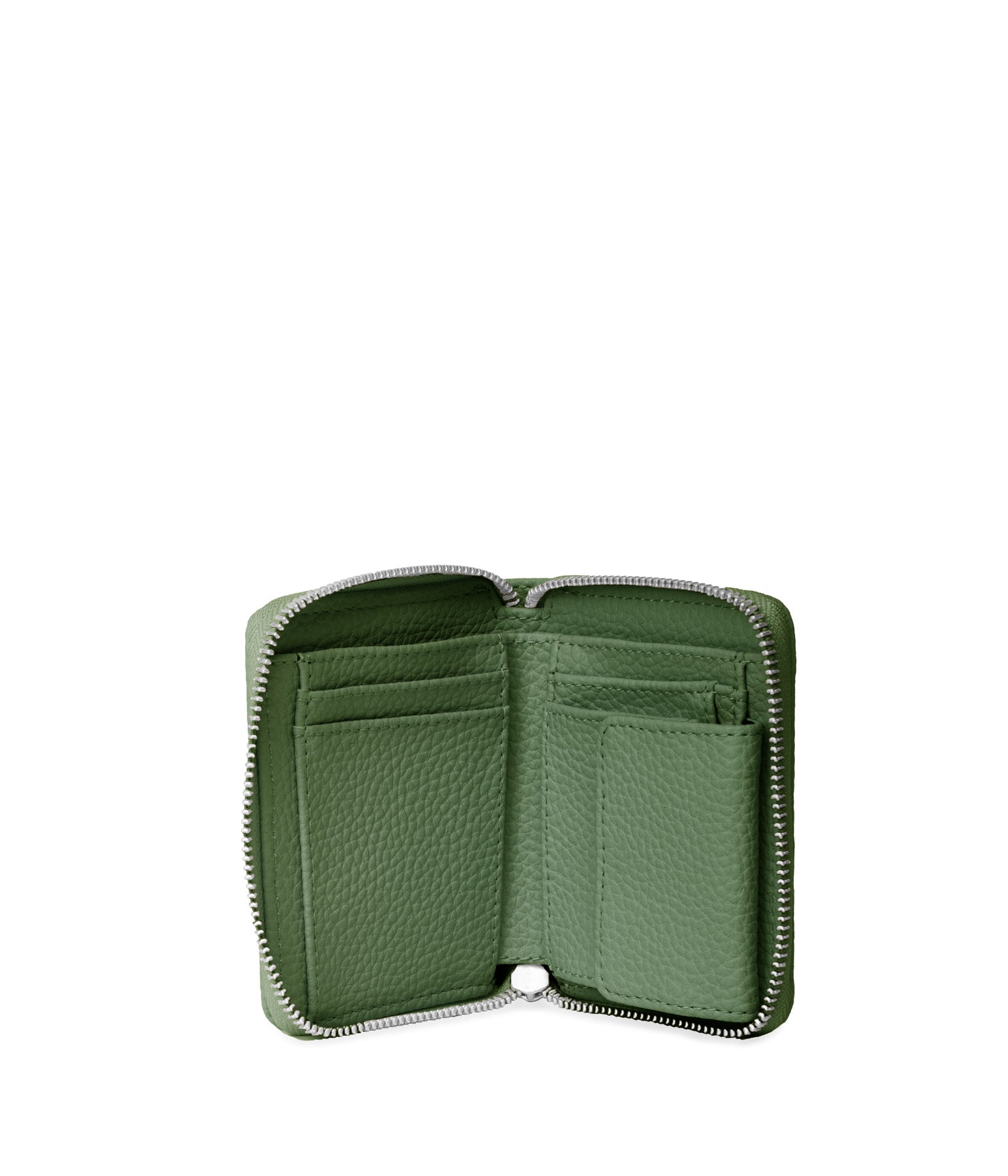 RUE Small Vegan Zip Wallet - Purity | Color: Green - variant::herb