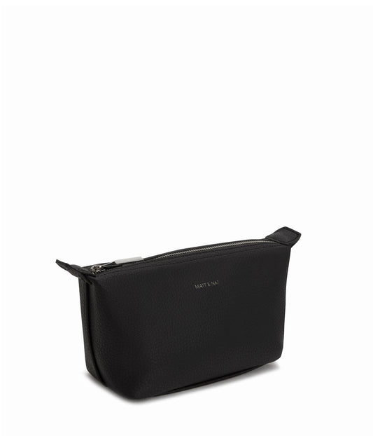 ABBI MINI Vegan Cosmetic Bag - Purity | Color: Black - variant::black