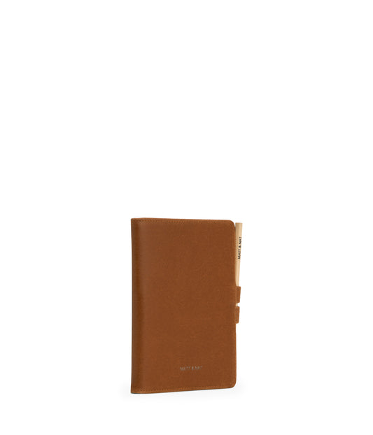 MAGISTRALSM Small Vegan Notepad Cover - Vintage | Color: Brown - variant::chili