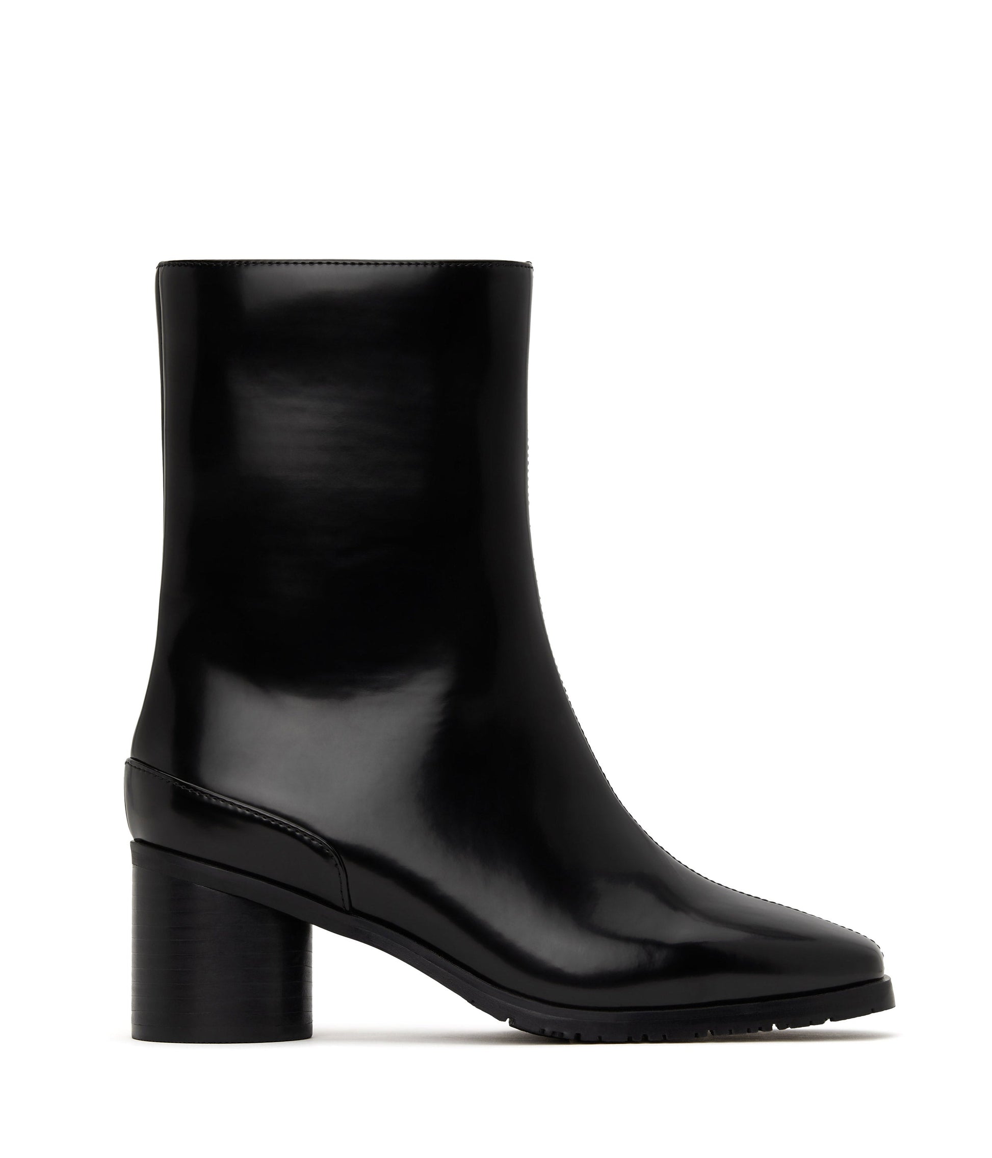 LIAM Women's Vegan High Heel Boots | Color: Black - variant::black