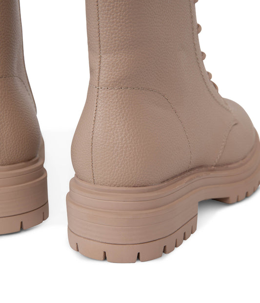 MAREE Women's Vegan Combat Boots | Color: Pink - variant::blush