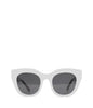 KAZ Cat-Eye Sunglasses | Color: White - variant::whismo