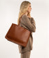 CALINA Vegan Tote Bag - Vintage | Color: Black - variant::black
