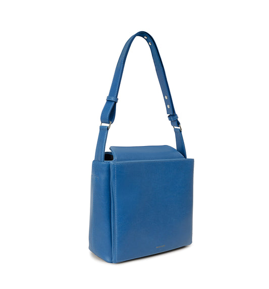 LORO Vegan Shoulder Bag - Vintage | Color: Blue - variant::bluejay