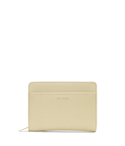 WEBBERSM Small Vegan Wallet - Vintage | Color: White - variant::vanilla