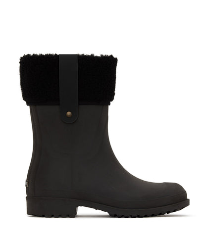 MARIA Women's Vegan Rain Boots | Color: Black - variant::black