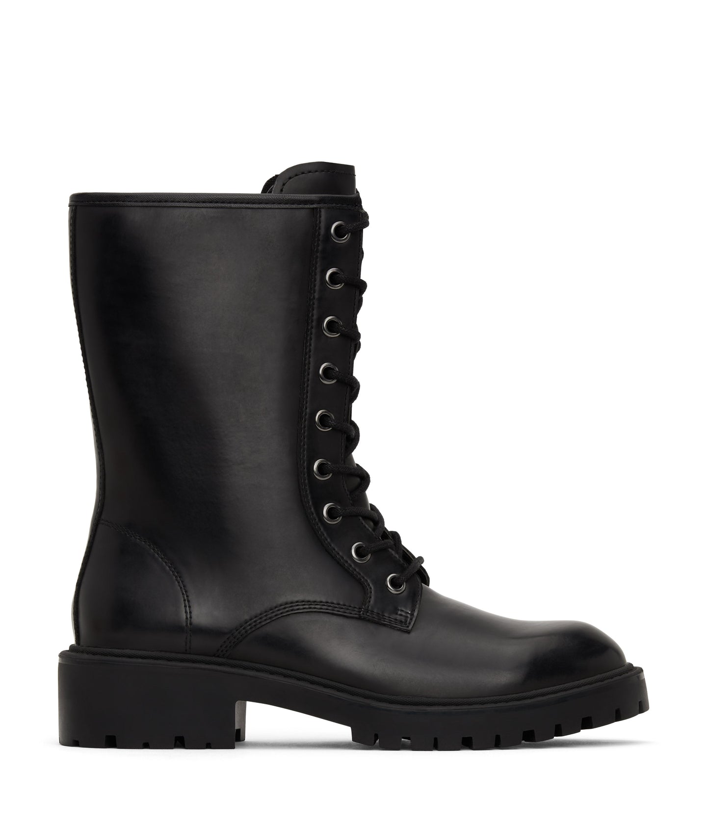 REM Women's Vegan Combat Boots | Color: Black - variant::black