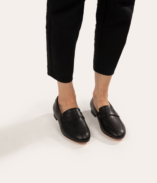 IVY Women's Vegan Loafers | Color: Black - variant::black