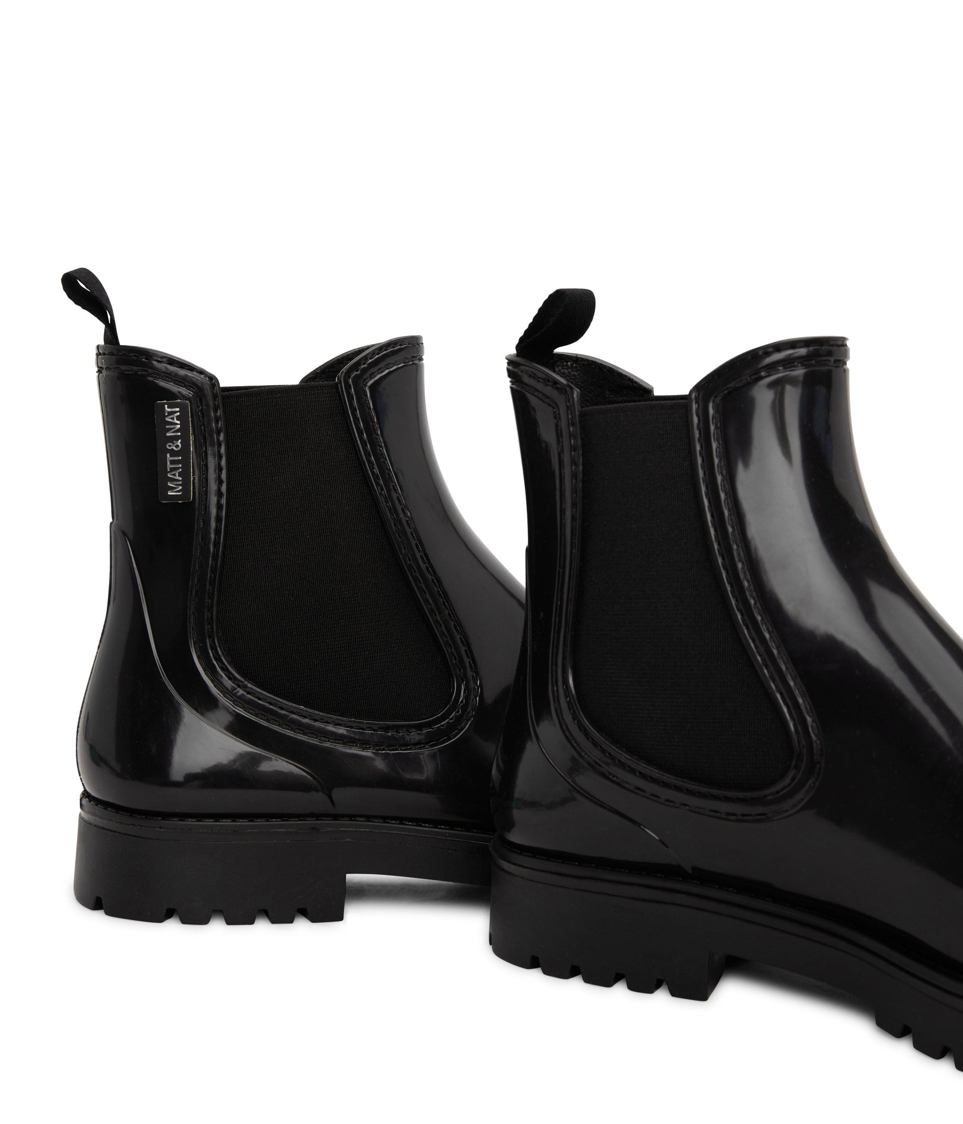 LANEY Women's Vegan Rain Boots | Color: Black - variant::black