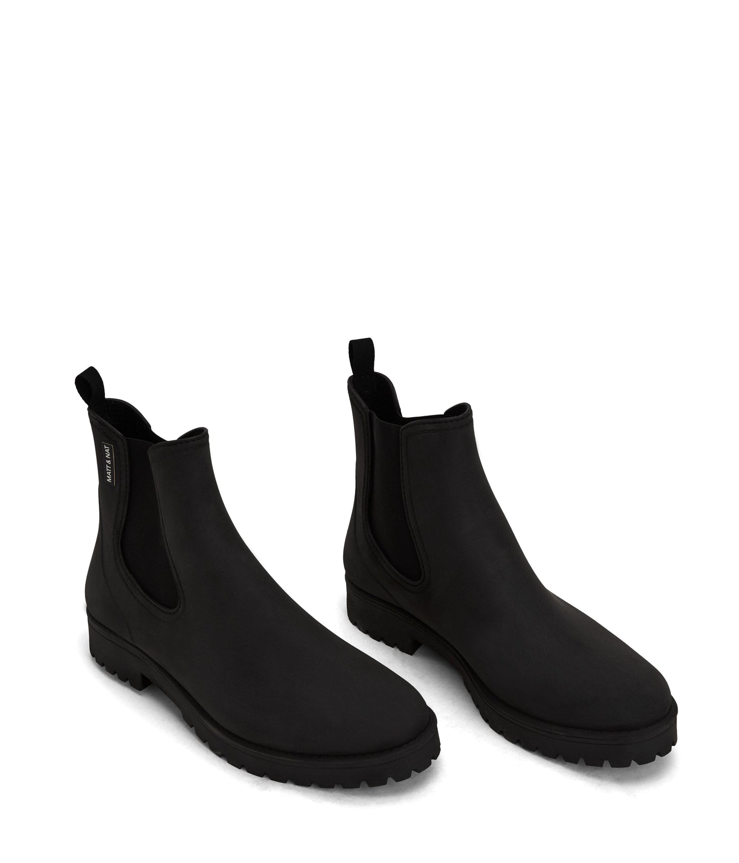 LANEY Women's Vegan Rain Boots | Color: Black - variant::matbla