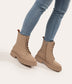 MAREE Women's Vegan Combat Boots | Color: Pink - variant::blush