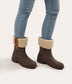 MARIA Women's Vegan Rain Boots | Color: Brown - variant::brown