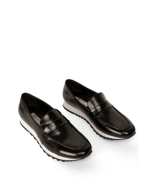 MILO Men's Vegan Slip-On Loafers | Color: Black - variant::black