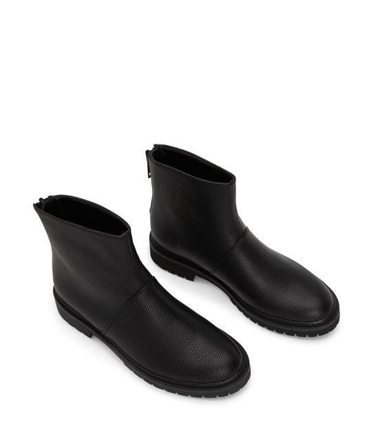 MIRRA Women's Vegan Combat Boots | Color: Black - variant::black
