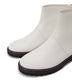 MIRRA Women's Vegan Combat Boots | Color: White - variant::white