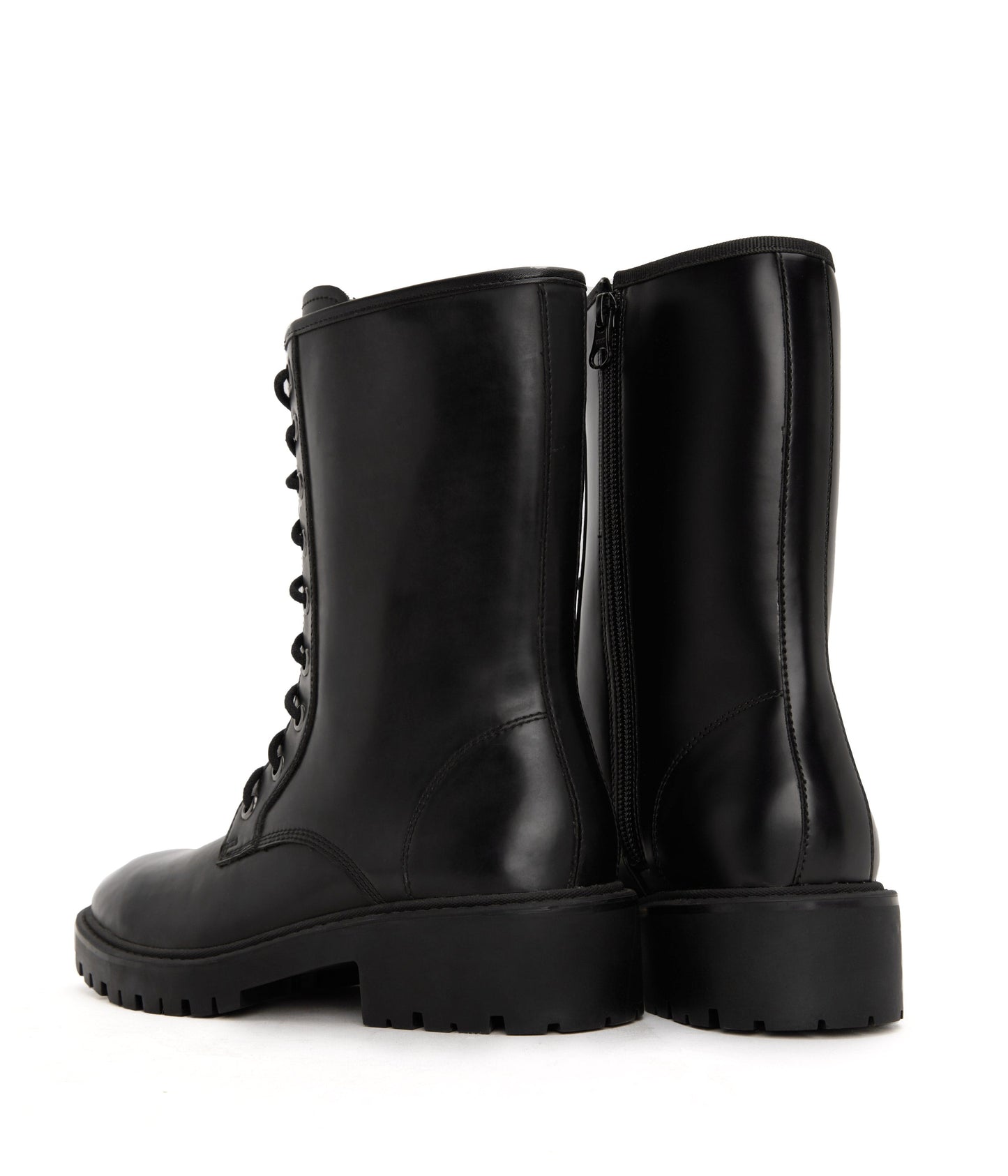 REM Women's Vegan Combat Boots | Color: Black - variant::black