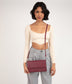 DREW LG Vegan Crossbody Bag - Arbor | Color: Red - variant::beetroot