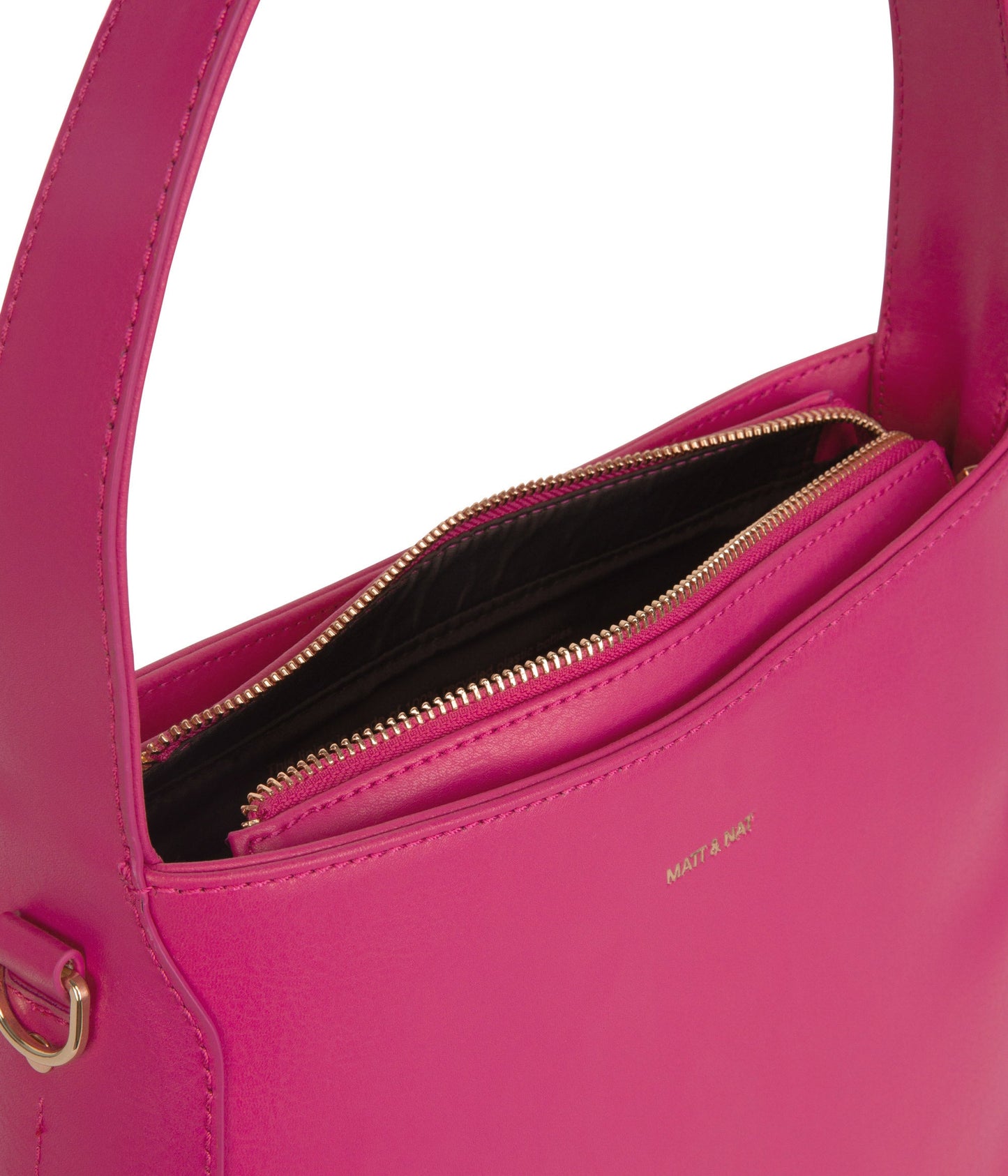 JADA Vegan Shoulder Bag - Arbor | Color: Pink - variant::dragonfruit