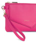 NIA Vegan Zippered Wallet - Arbor | Color: Pink - variant::dragonfruit