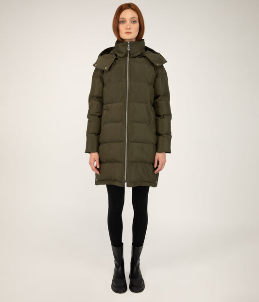 GIADA Puffer Jacket | Color: Brown - variant::taupe
