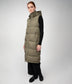 SANAH Women's Vegan Puffer Vest | Color: Black - variant::black