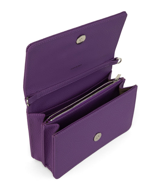 BEE Vegan Crossbody Bag - Purity | Color: Purple - variant::violet