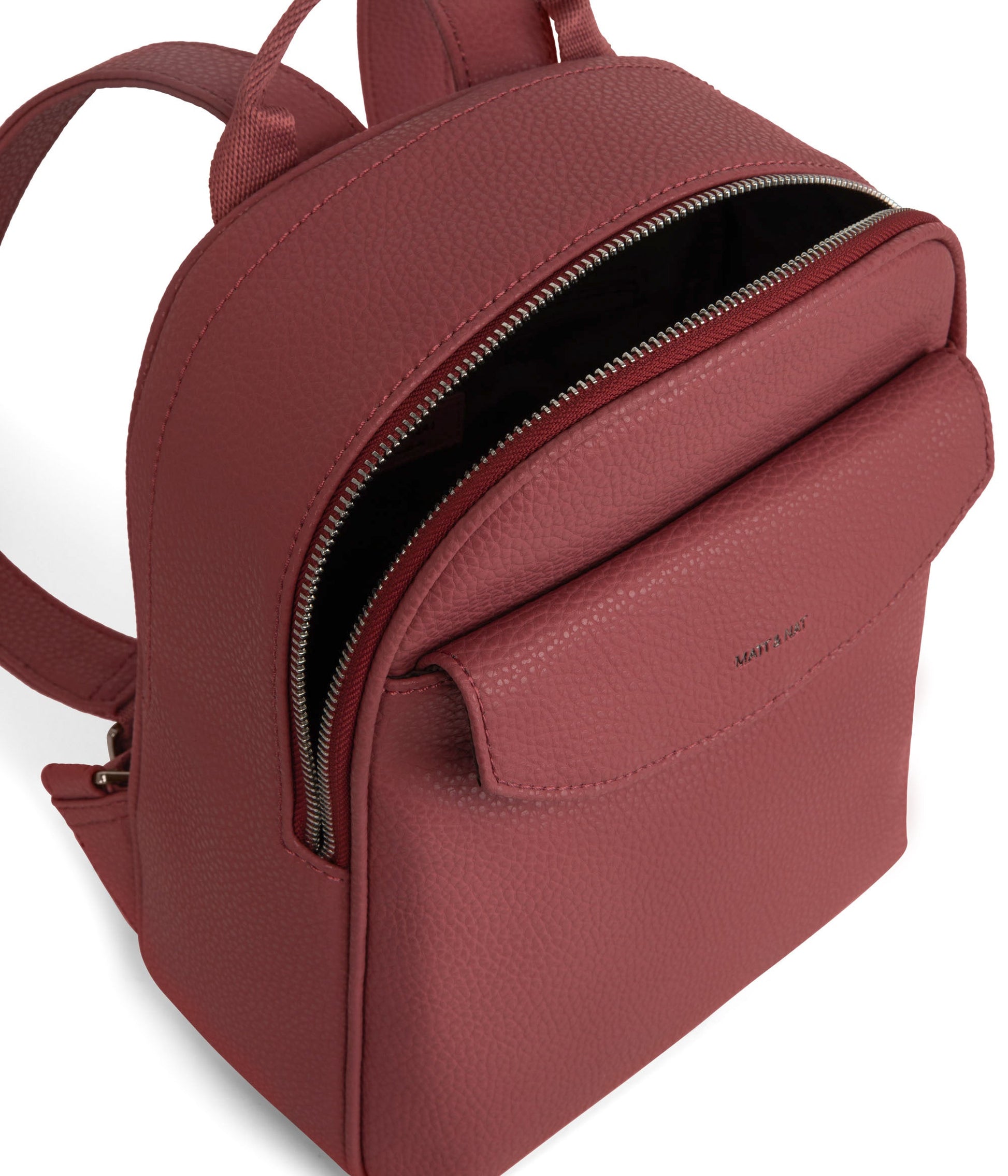 HARLEM Small Vegan Backpack - Purity | Color: Red - variant::lychee