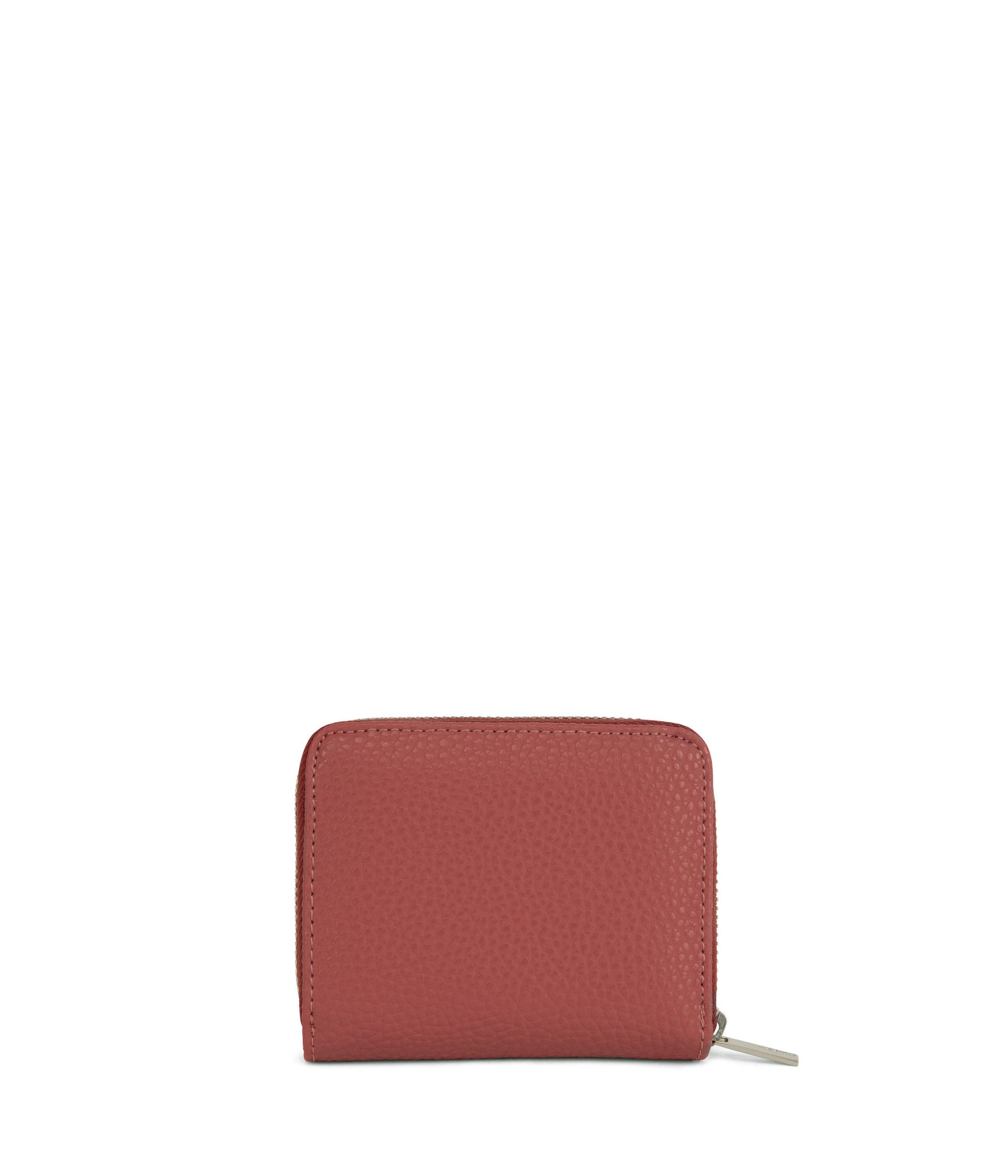 RUE Small Vegan Zip Wallet - Purity | Color: Red - variant::lychee