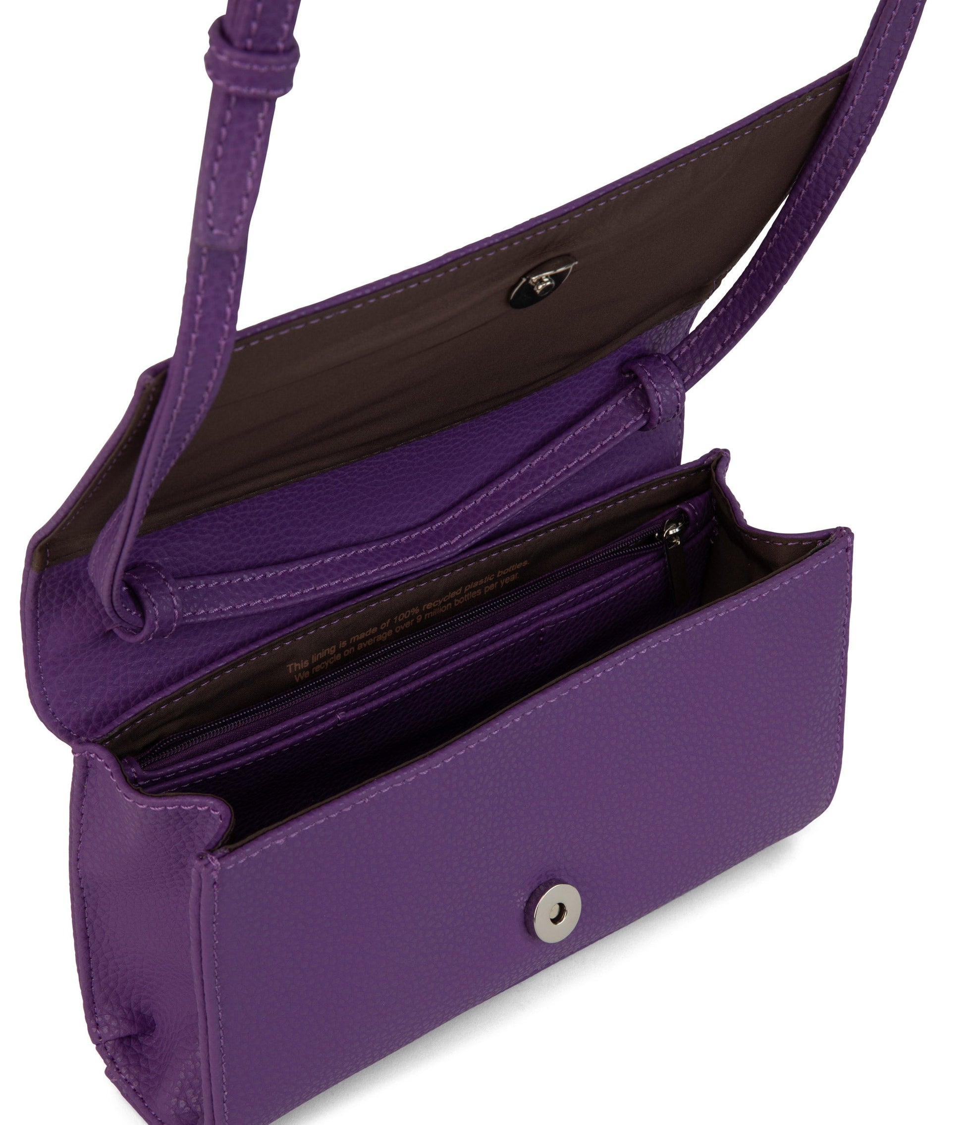 EMI Vegan Crossbody Bag - Purity | Color: Purple - variant::violet