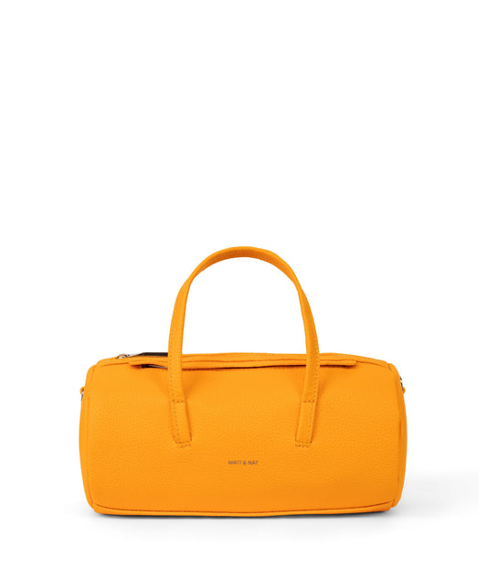 INES Vegan Barrel Bag - Purity | Color: Orange - variant::arancia