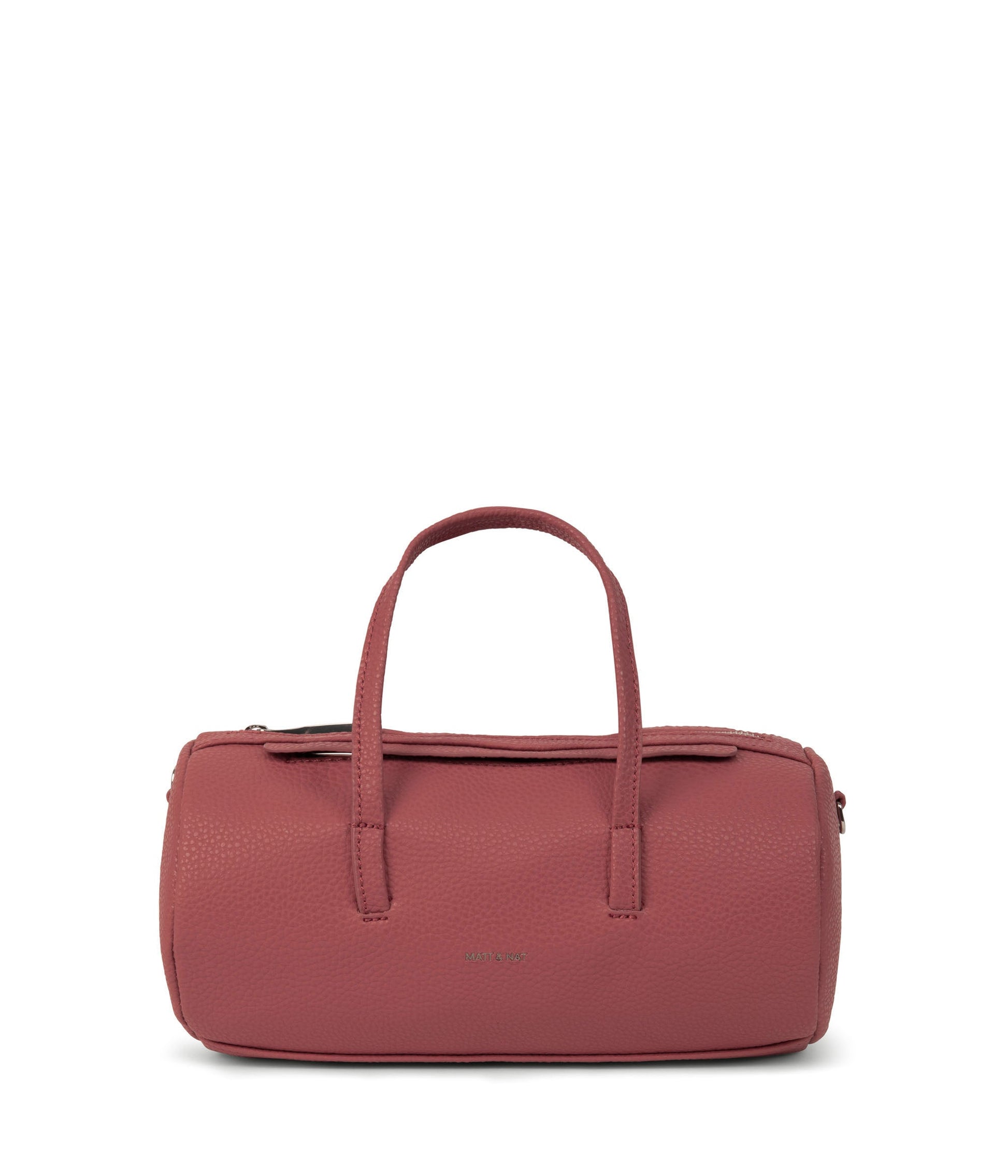 INES Vegan Barrel Bag - Purity | Color: Red - variant::lychee