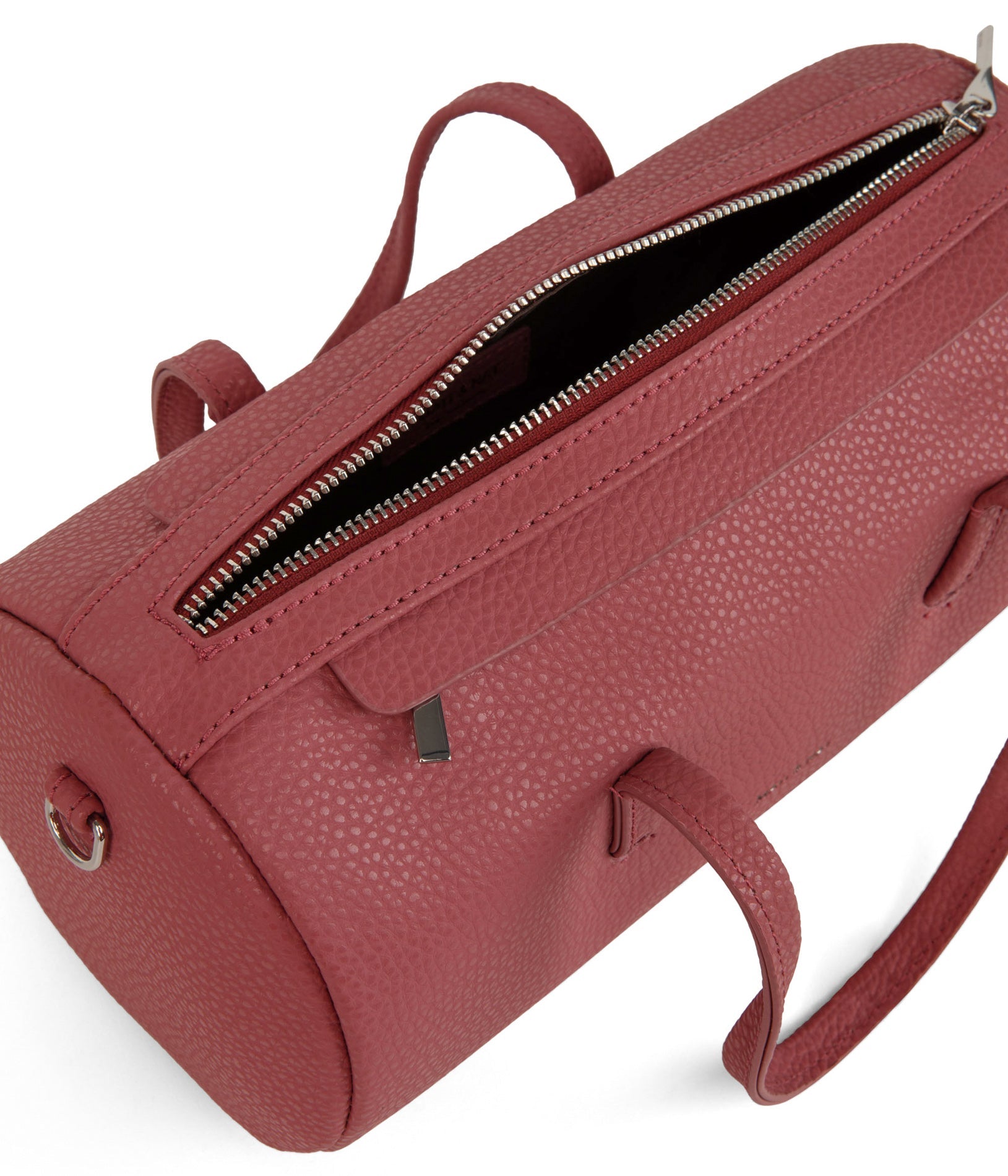 INES Vegan Barrel Bag - Purity | Color: Red - variant::lychee