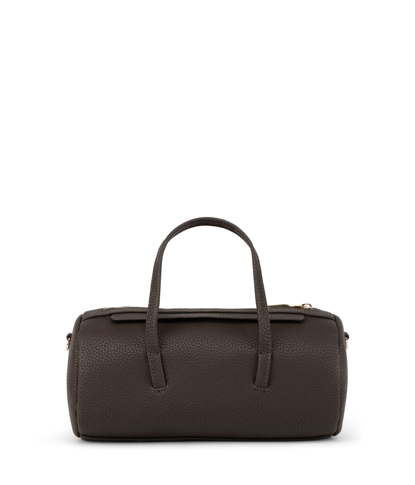 INES Vegan Barrel Bag - Purity | Color: Brown - variant::truffle