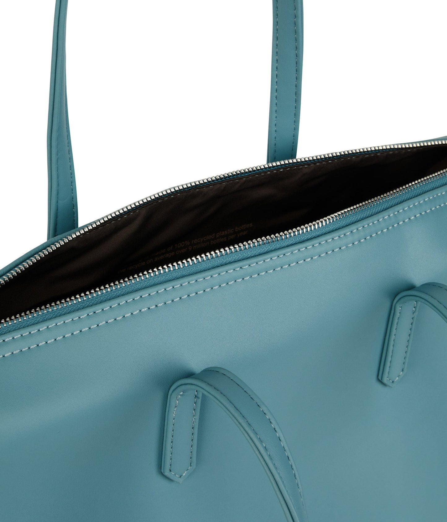 ABBI Vegan Tote Bag - Sol | Color: Blue - variant::canal