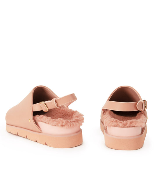 SARO Women's Vegan Mule Shoes | Color: Pink - variant::moho