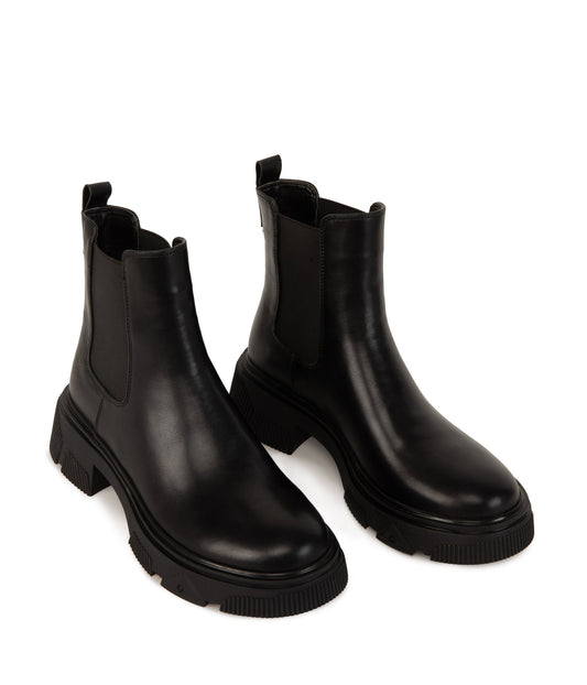 TAYLA Women's Vegan Chelsea Boots | Color: Black - variant::black
