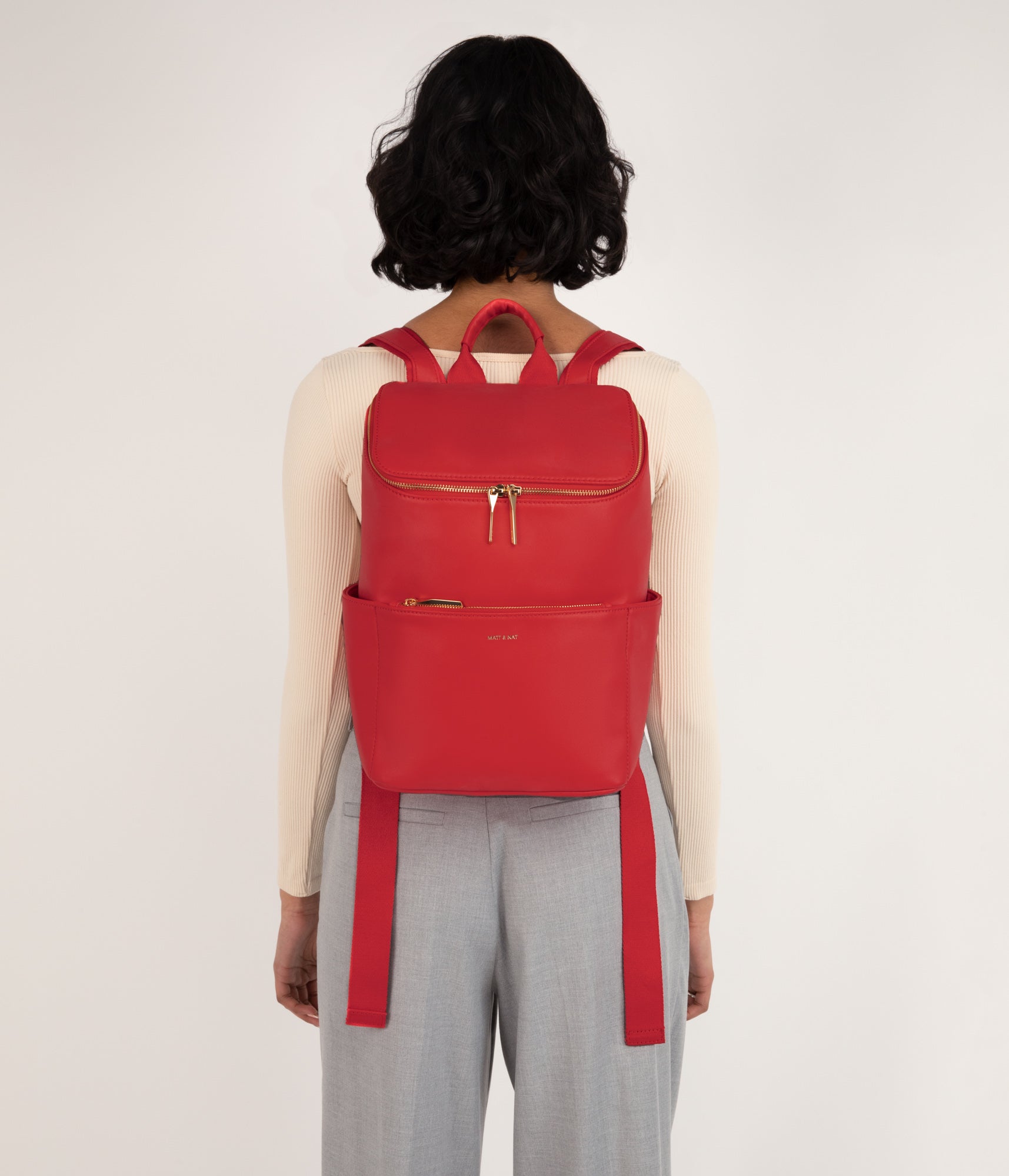 BRAVE Vegan Crossbody Bag - Sol | Color: Red - variant::sorbet