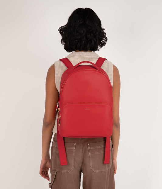 CARO Vegan Backpack - Sol | Color: Red - variant::sorbet