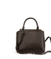 ATHENA Small Vegan Satchel - Sol | Color: Brown - variant::espresso