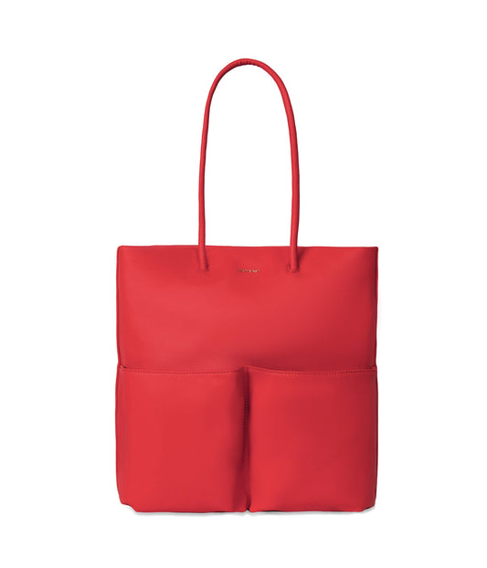 BERTA Vegan Tote Bag - Sol | Color: Red - variant::sorbet