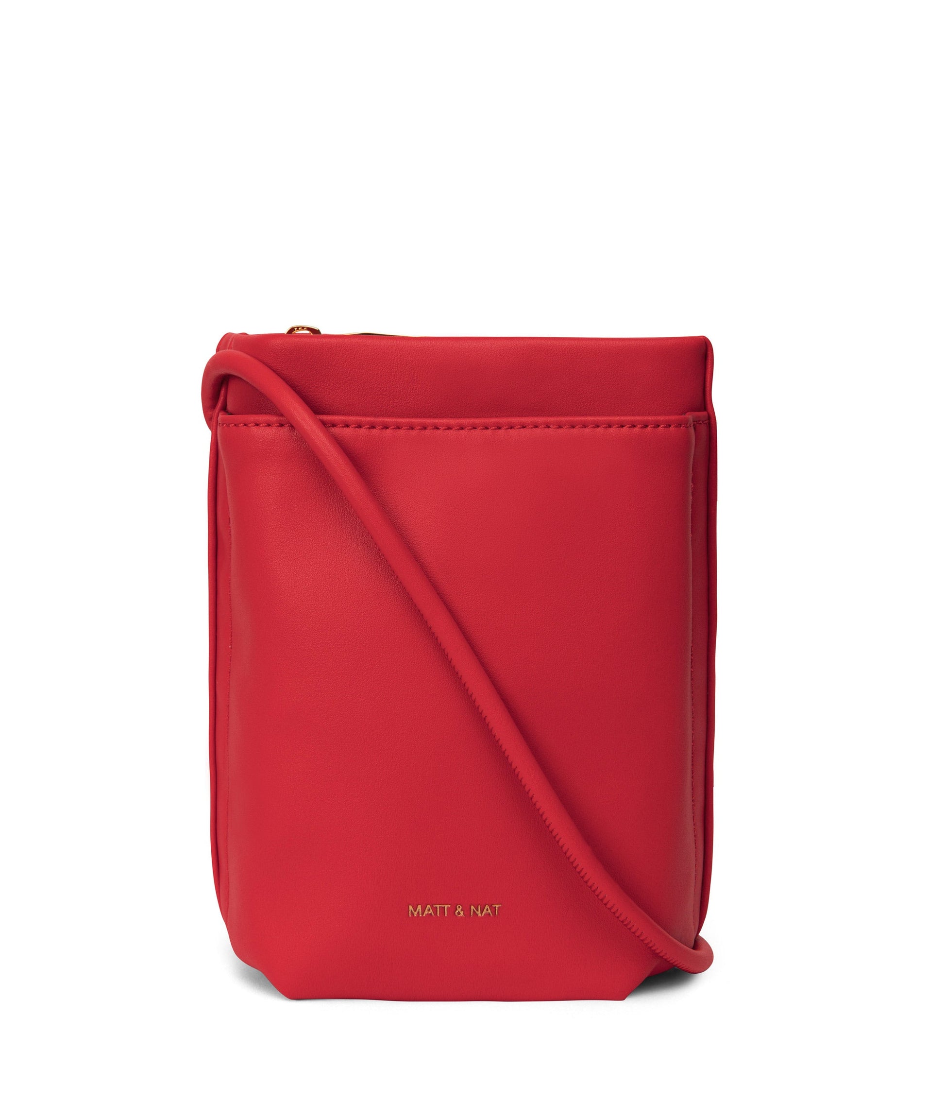 MILLE Vegan Crossbody Bag - Sol | Color: Red - variant::sorbet