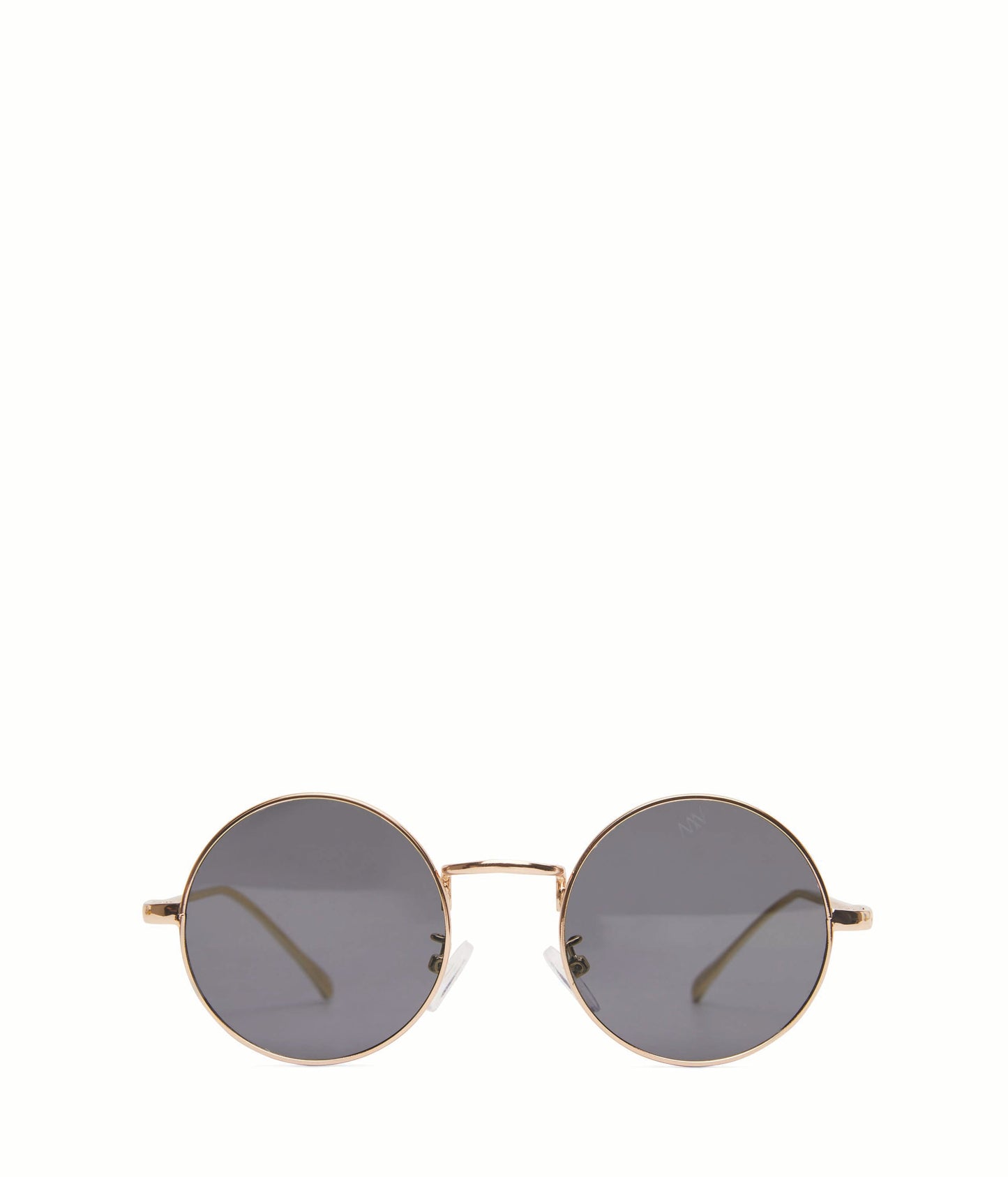 COLE SM Small Round Sunglasses | Color: Gold, Grey - variant::golgre