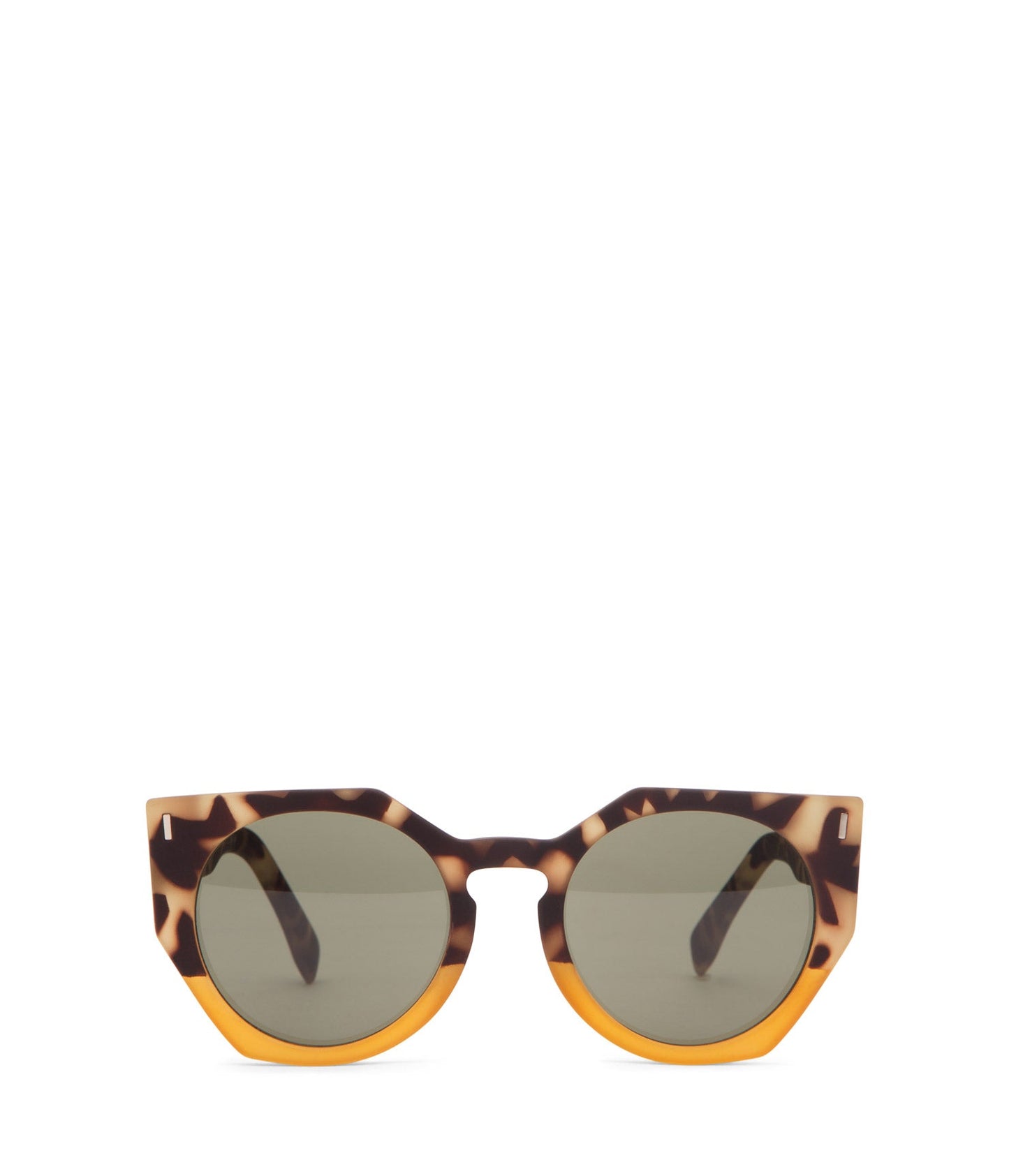 MULE Leopard Round Sunglasses | Color: Leopard - variant::leopard