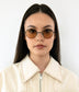 EDDON Small Round Sunglasses | Color: Black - variant::black