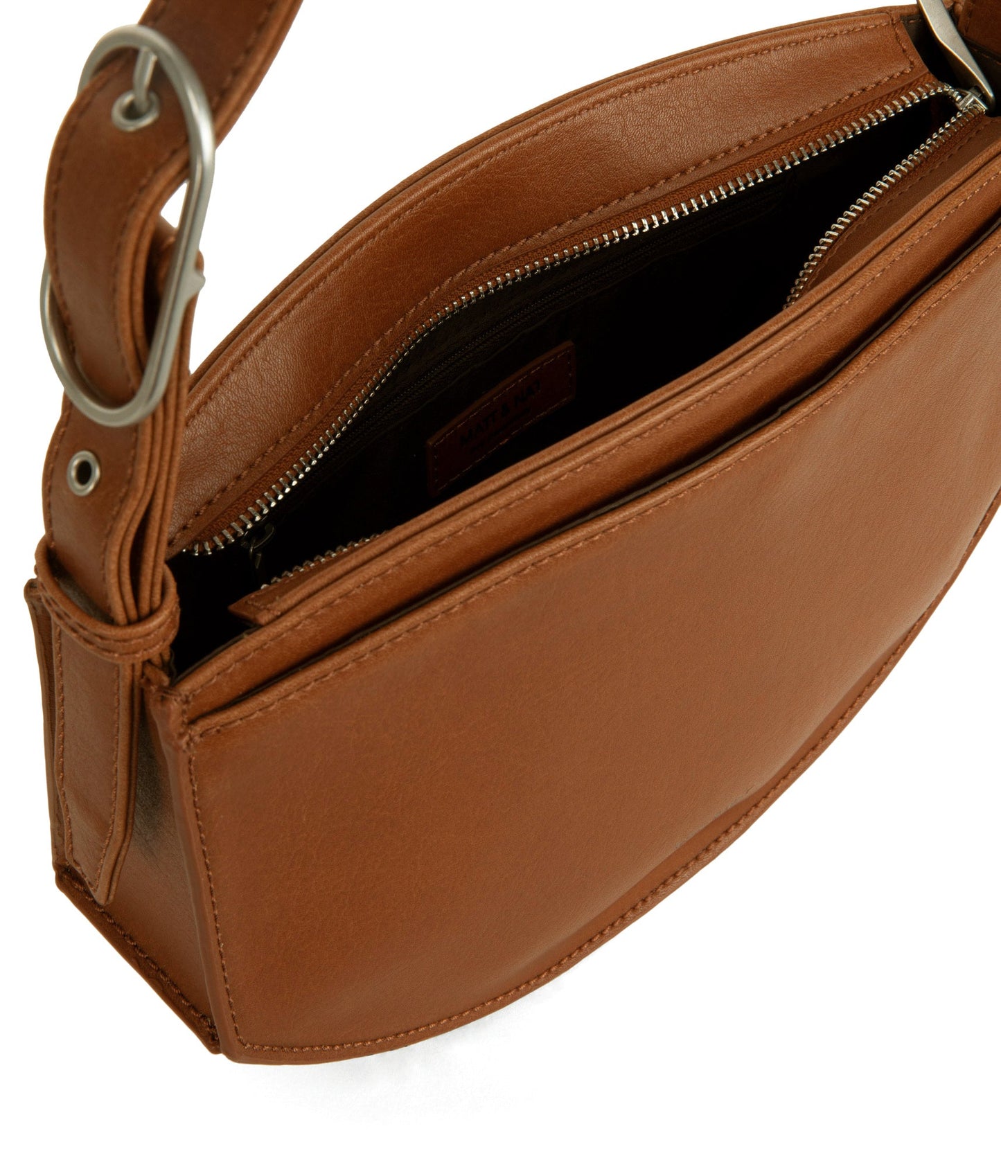JENINE Vegan Shoulder Bag - Vintage | Color: Brown - variant::chili