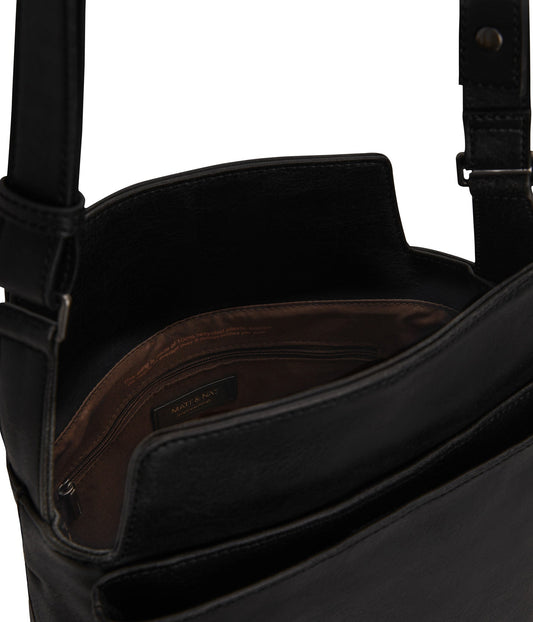 LORO Vegan Shoulder Bag - Vintage | Color: Black - variant::black