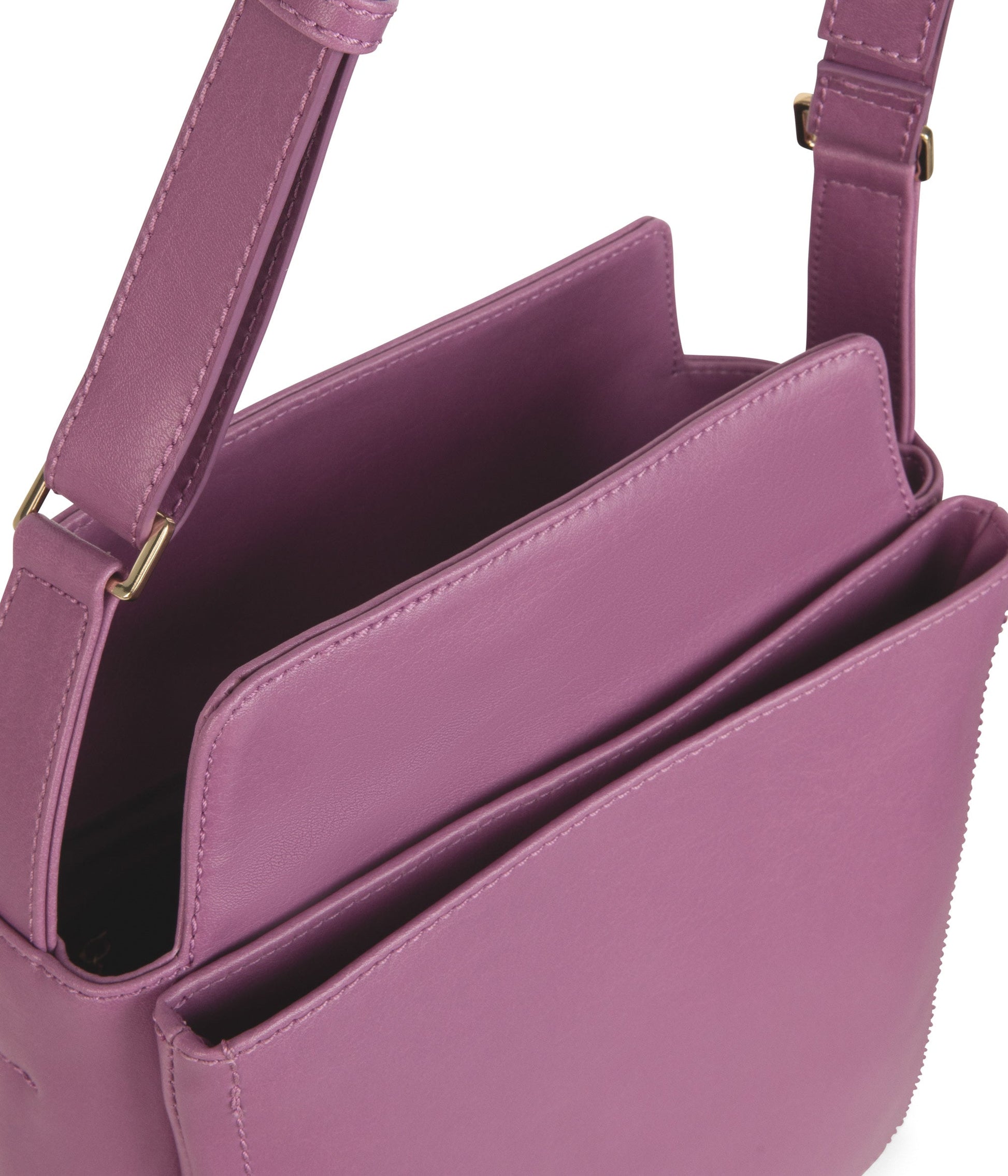 LORO Vegan Shoulder Bag - Vintage | Color: Pink - variant::wisteria