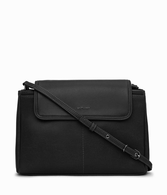 SAMOA Vegan Crossbody Bag - Vintage | Color: Black - variant::black