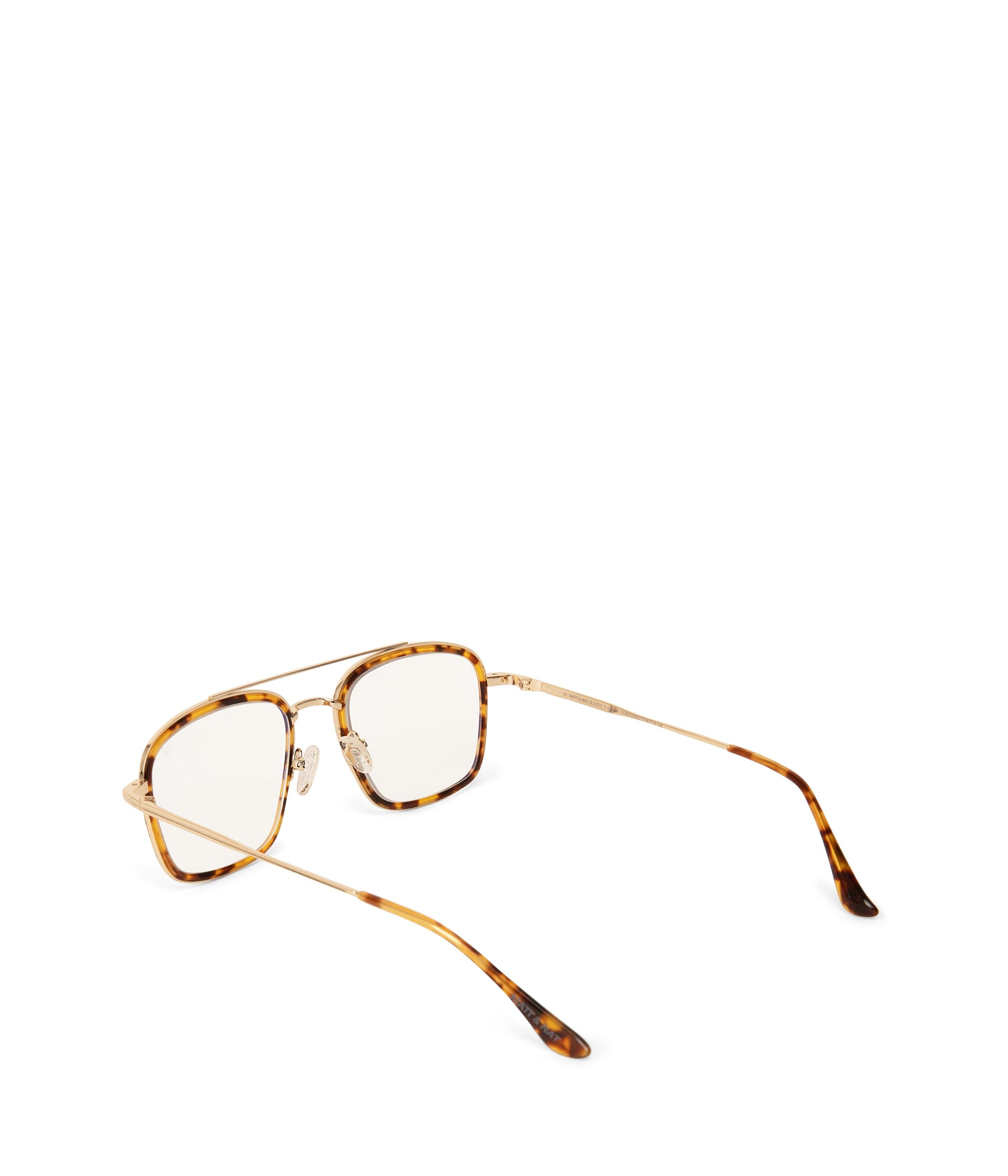 KAITO-3 Recycled Aviator Reading Glasses | Color: Brown - variant::gold