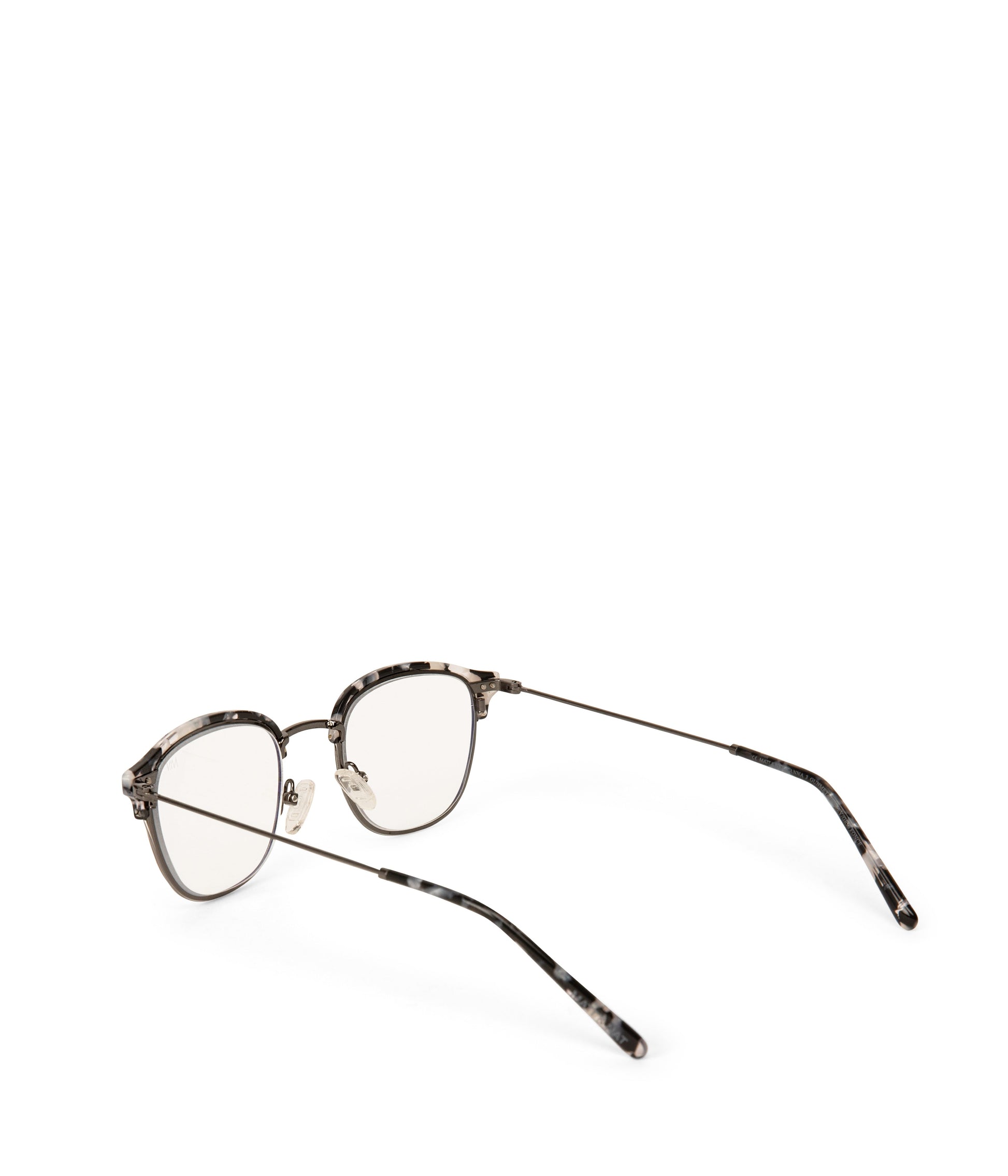 KANNA-3 Recycled Clubmaster Reading Glasses | Color: Grey - variant::gunmetal